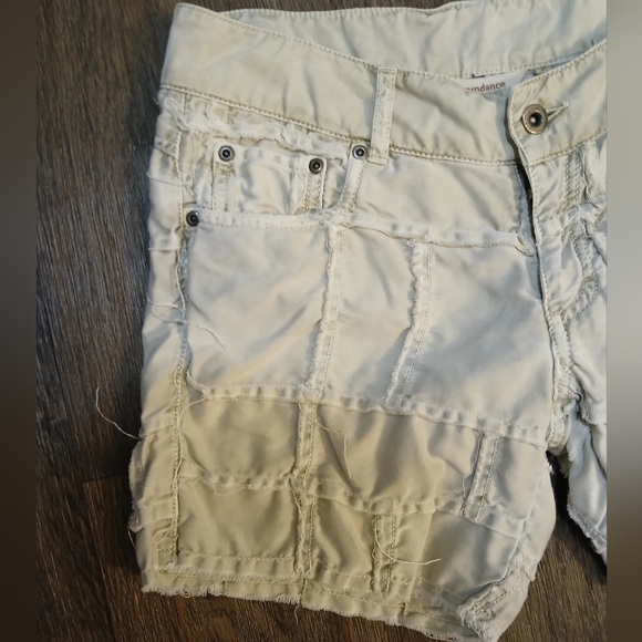 Sundance 100% Cotton Layered and Frayed Shorts.  - Picture 4 of 11